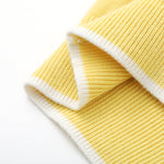 Vauva x Le Petit Prince - Kids Cashmere Cardigan (Yellow)-product image close up