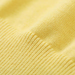 Vauva x Le Petit Prince - Kids Cashmere Cardigan (Yellow)-product image close up