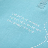 Vauva x Le Petit Prince - Boys Sweater & T-shirt (2 piece Set/Blue)-Model Image close up