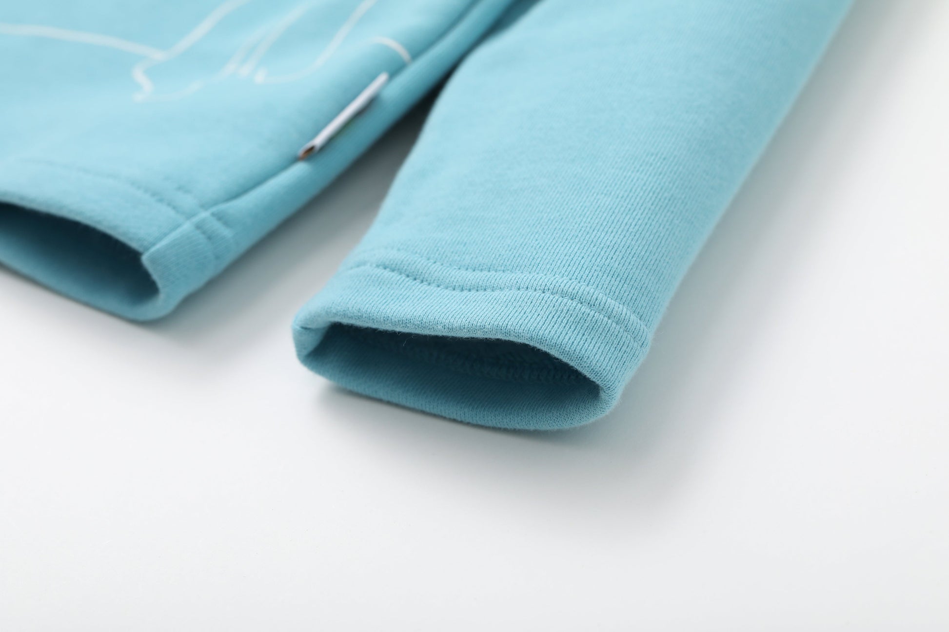 Vauva x Le Petit Prince - Boys Sweater & T-shirt (2 piece Set/Blue)-Model Image close up