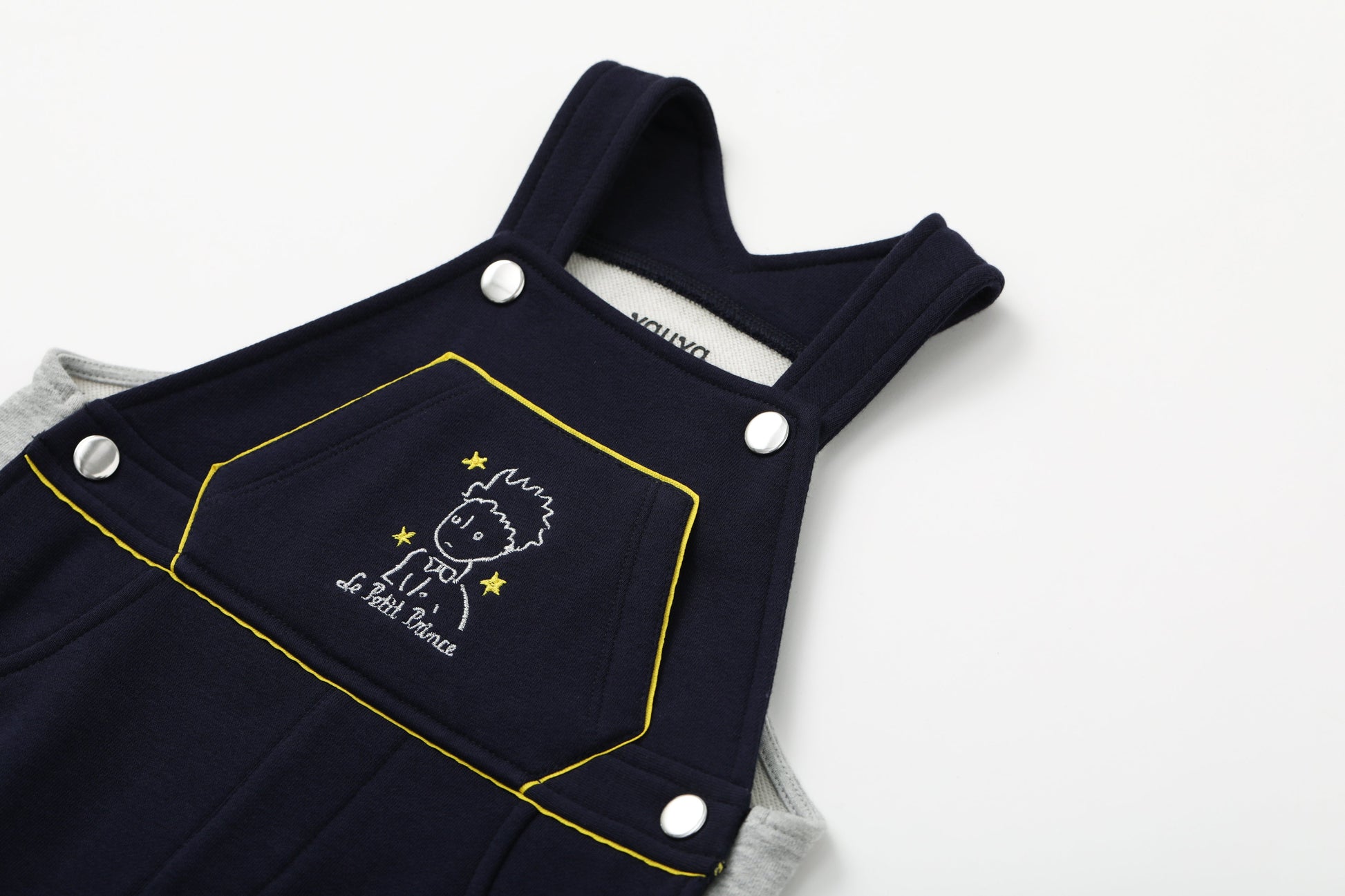 Vauva x Le Petit Prince - Baby 2 Pocket Romper product image front close up