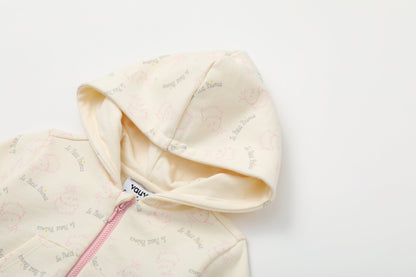 Baby Hooded Long Sleeve Zip Jacket