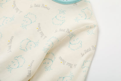 Baby Boy Little Prince Full Print Long Sleeve Bodysuit