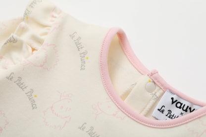 Baby Girl Little Prince Full Print Long Sleeve Bodysuit