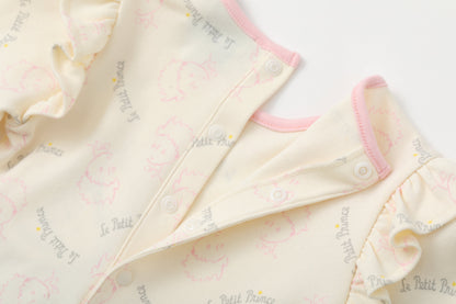 Baby Girl Little Prince Full Print Long Sleeve Bodysuit