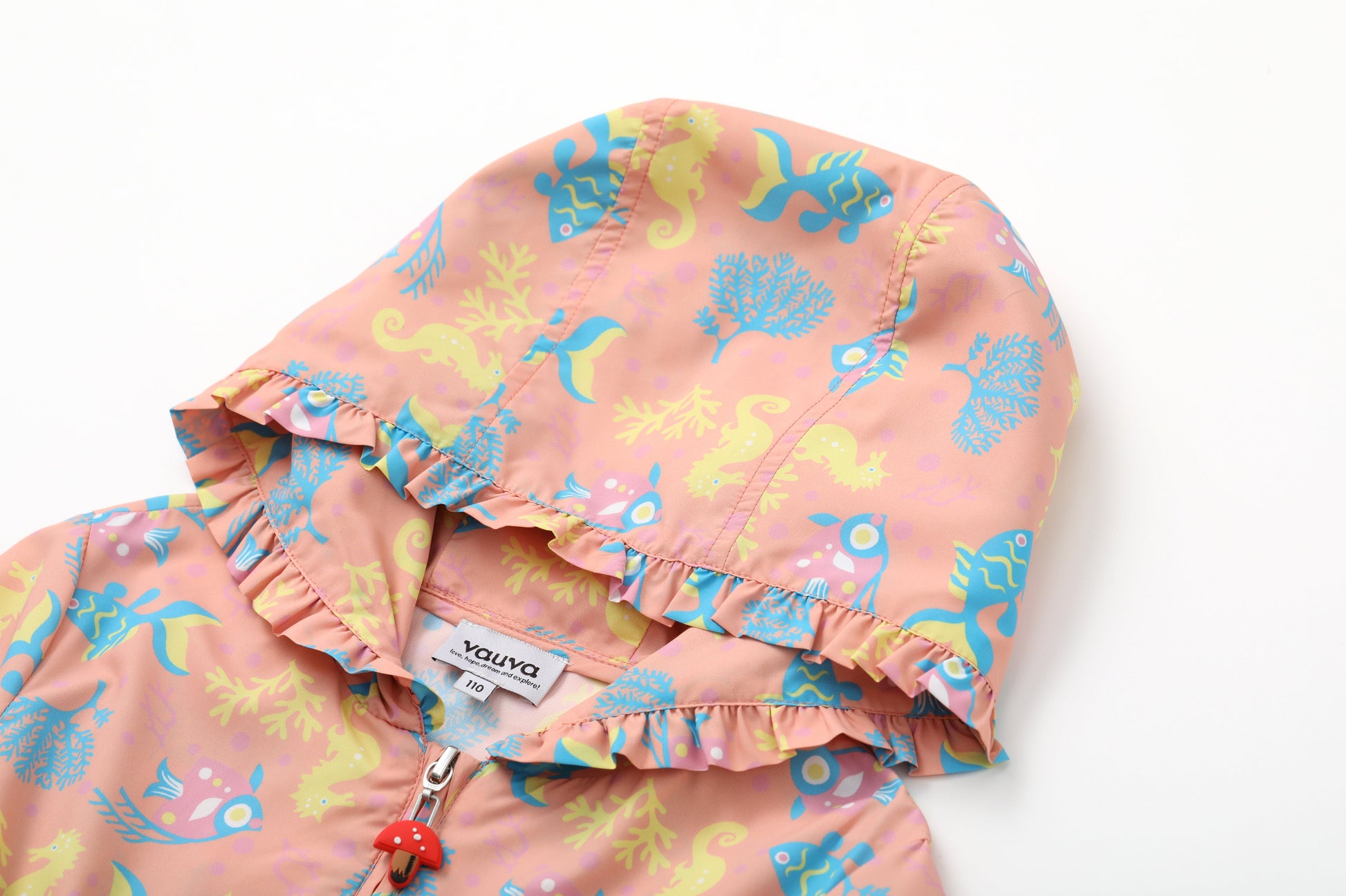 Vauva SS24 - Girls Long Sleeves Windbreaker (Sand Pink) - Product 6