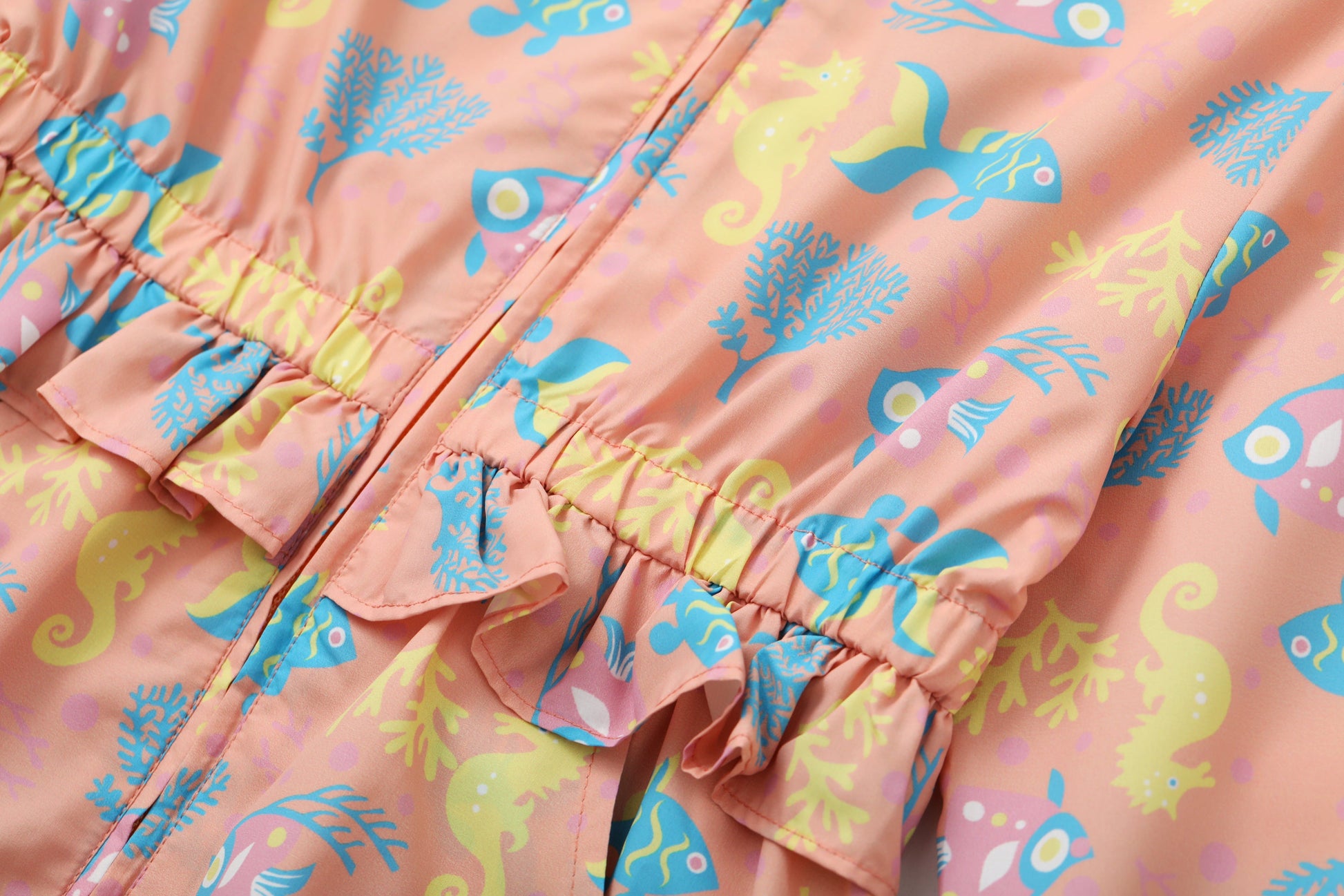 Vauva SS24 - Girls Long Sleeves Windbreaker (Sand Pink) - Product 9