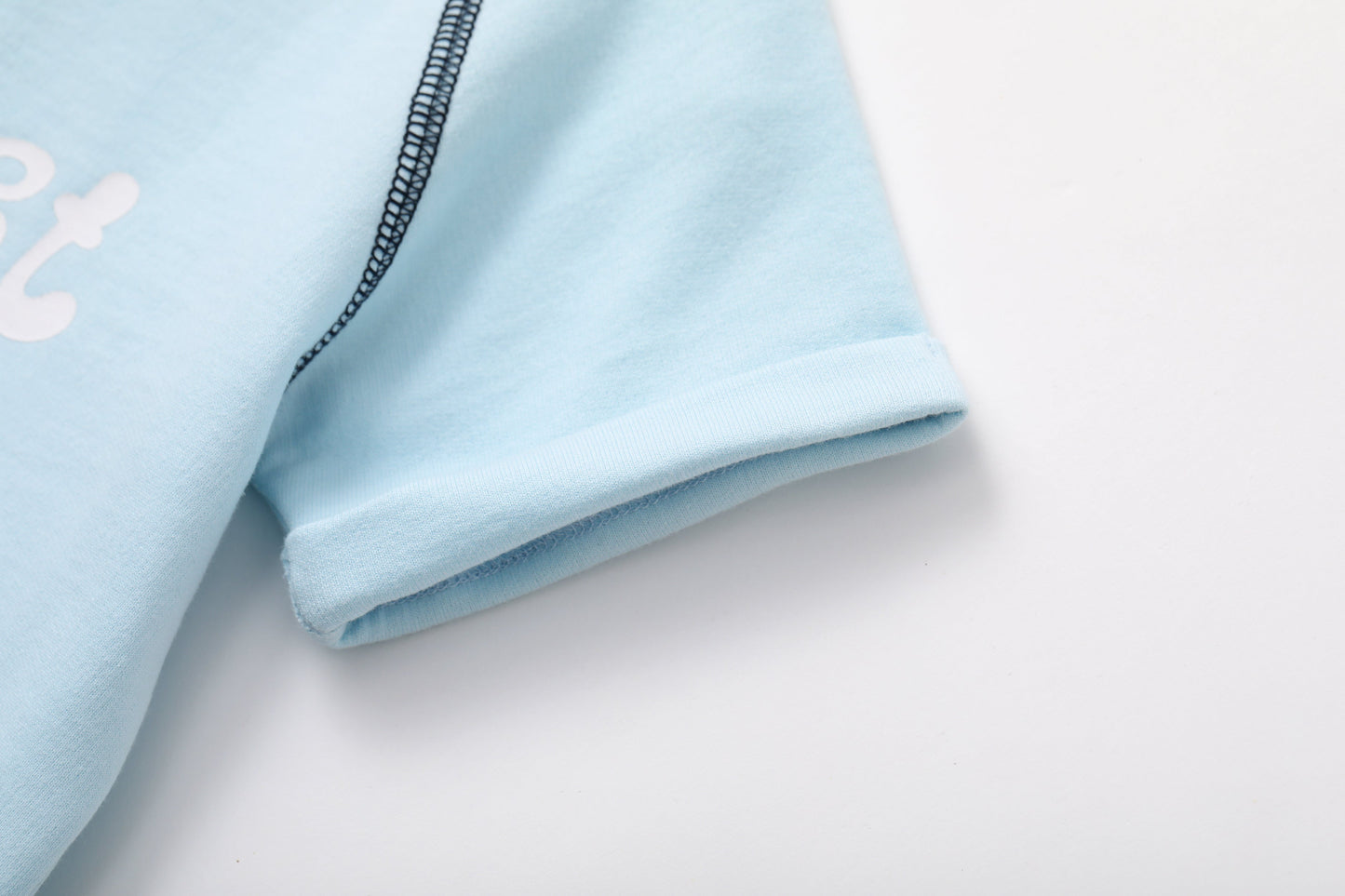 Vauva SS24 - Baby Boy Sweet Dream Short Sleeves Top (Blue) - Product 6