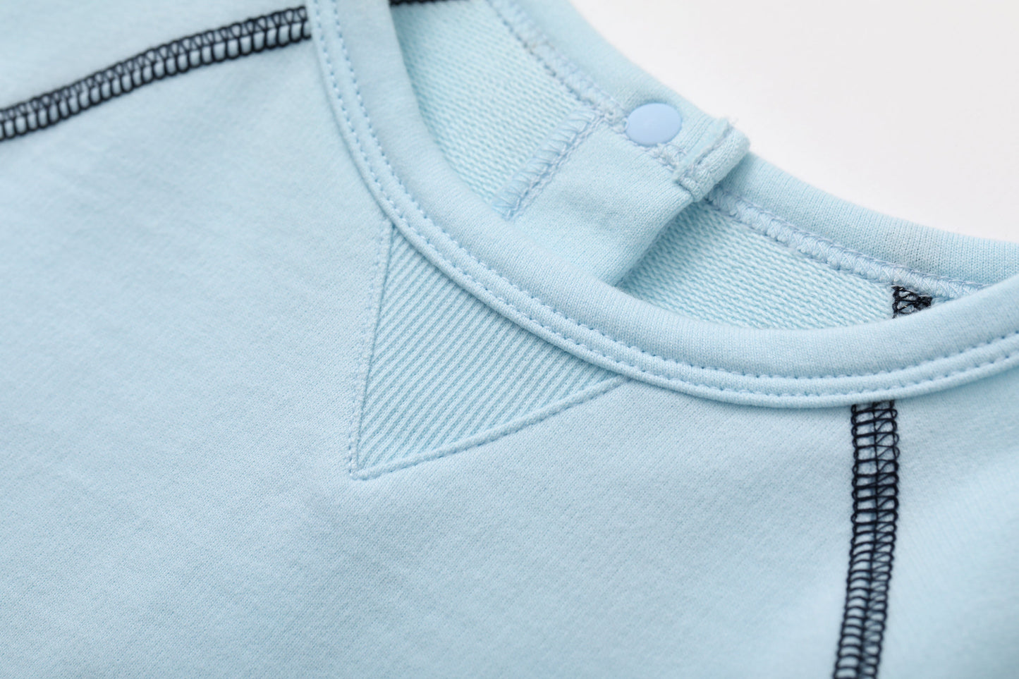 Vauva SS24 - Baby Boy Sweet Dream Short Sleeves Top (Blue) - Product 8