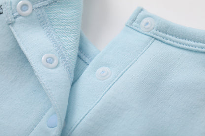 Vauva SS24 - Baby Boy Sweet Dream Short Sleeves Top (Blue) - Product 11