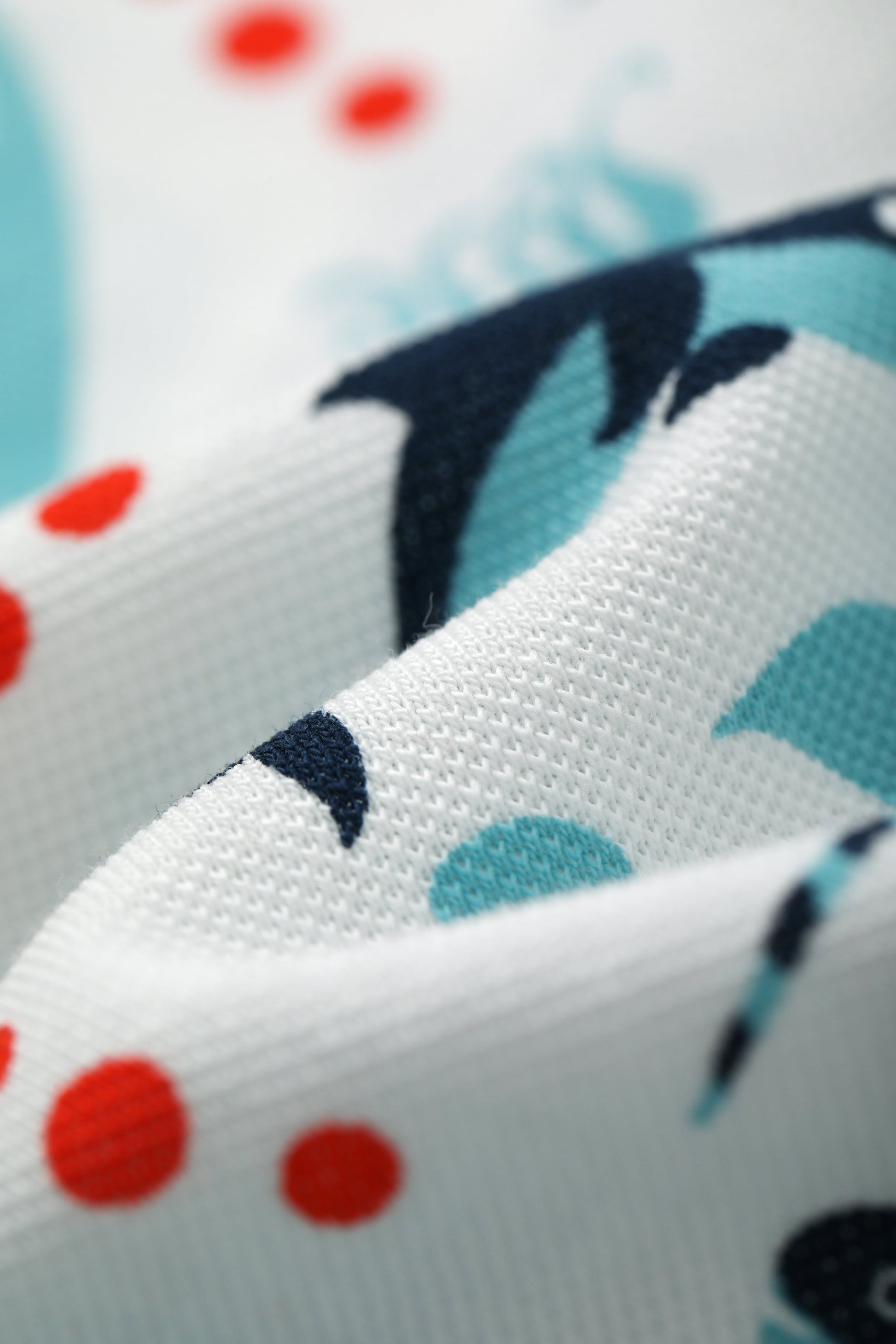 Vauva SS24 - Baby Boy Whale Print Shorts (White) - Product 3