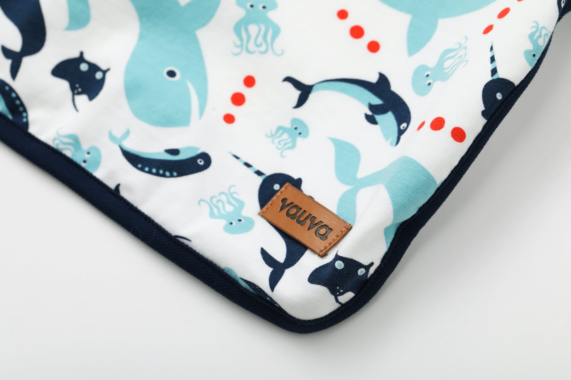 Vauva SS24 - Baby Boy Long Sleeves Bib (Whale) - Product 7