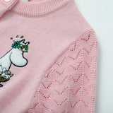 Vauva x Moomin - Baby Girls Moomin Long Sleeve Cardigan (Pink)  - Product Image 7