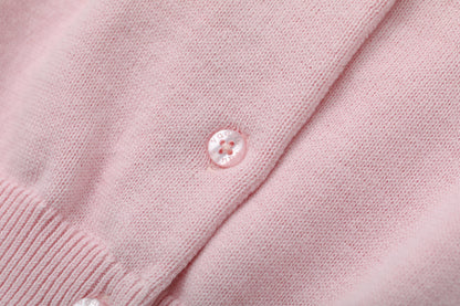 Vauva x Moomin - Baby Girls Moomin Long Sleeve Cardigan (Pink)  - Product Image 10
