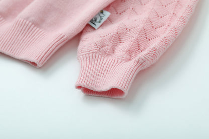 Vauva x Moomin - Baby Girls Moomin Long Sleeve Cardigan (Pink)  - Product Image 11