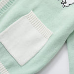 Vauva x Moomin - Baby Moomin Long Sleeve Cardigan (Pastel Green)  - Product Image 6