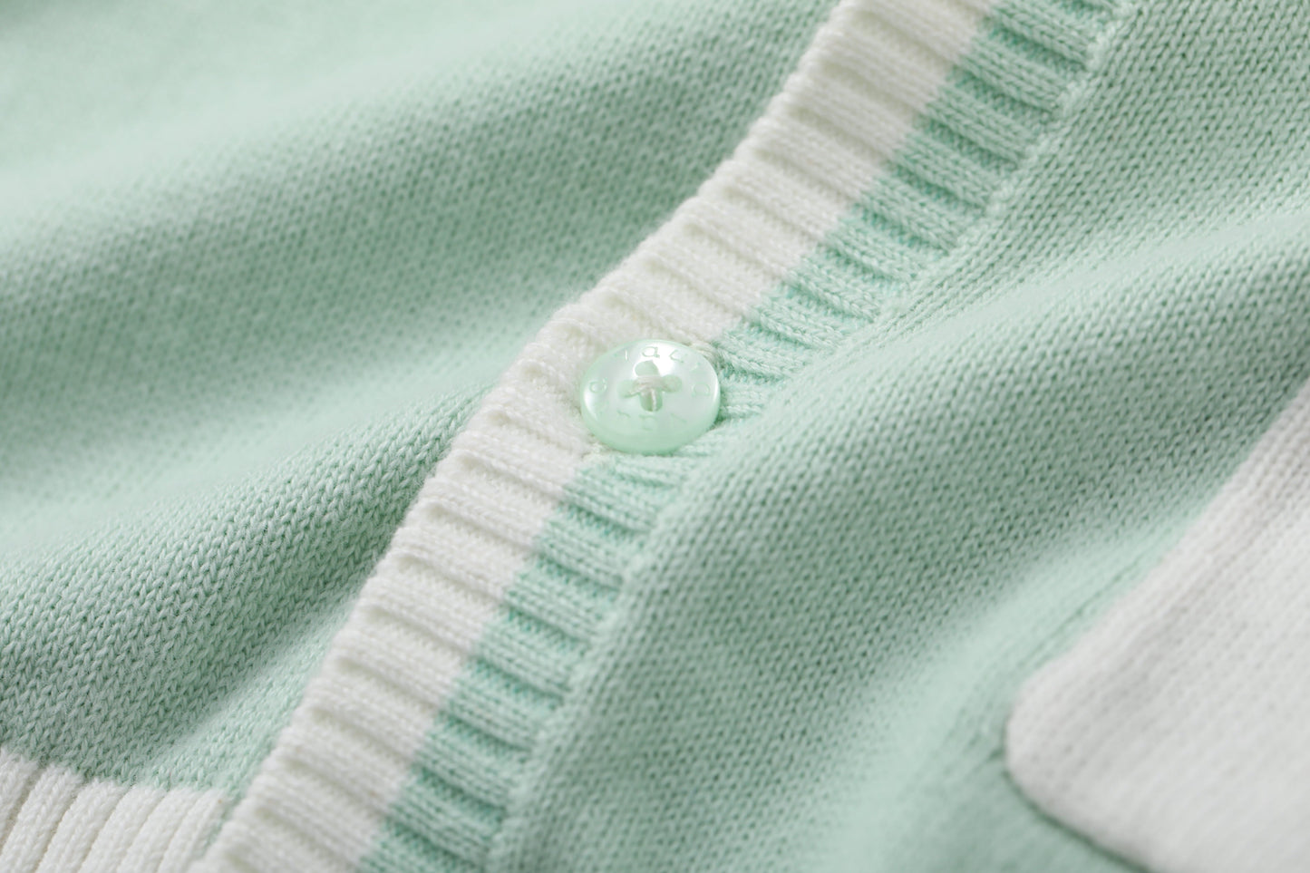Vauva x Moomin - Baby Moomin Long Sleeve Cardigan (Pastel Green)  - Product Image 7