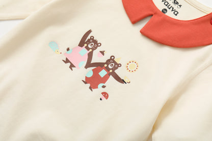 BBNS Festival Edition - Organic Cotton Printed Crew Neck Bodysuits