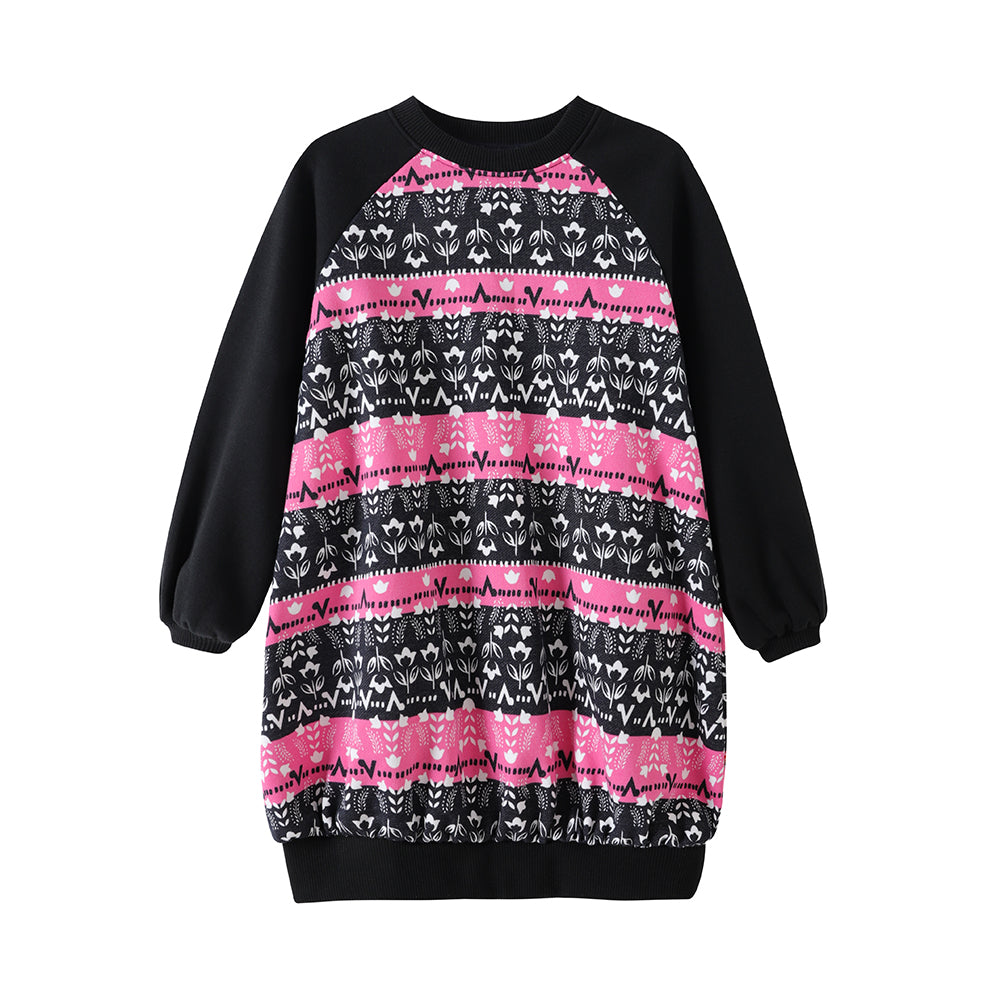 Girls Organic Cotton Long Sweatshirt