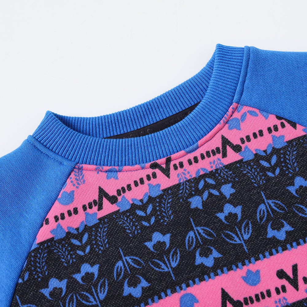 Girls Organic Cotton Long Sweatshirt