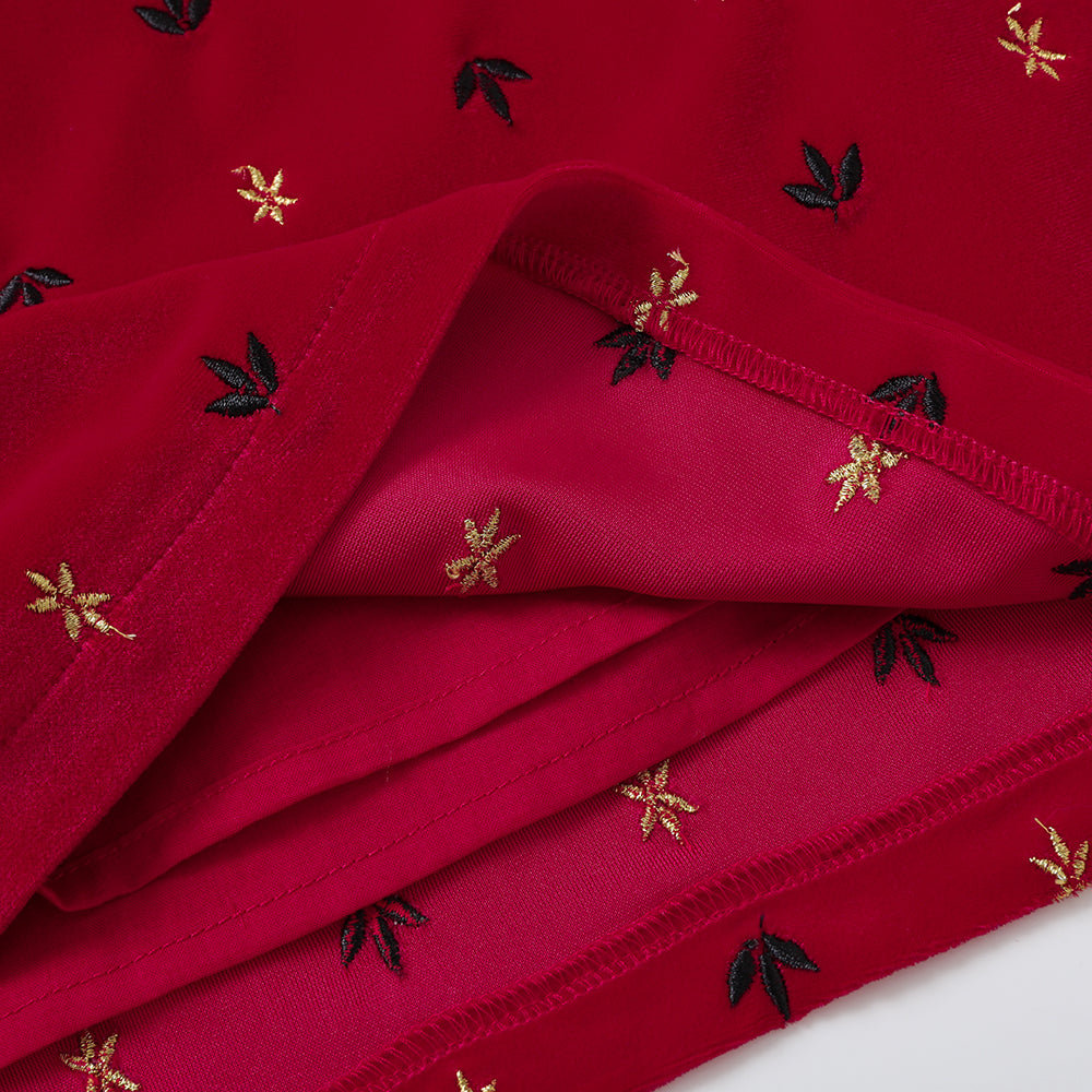 Vauva FW23-女孩荷葉邊的領燈芯絨上衣