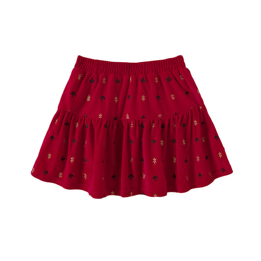Girls Knitted Corduroy Skirt