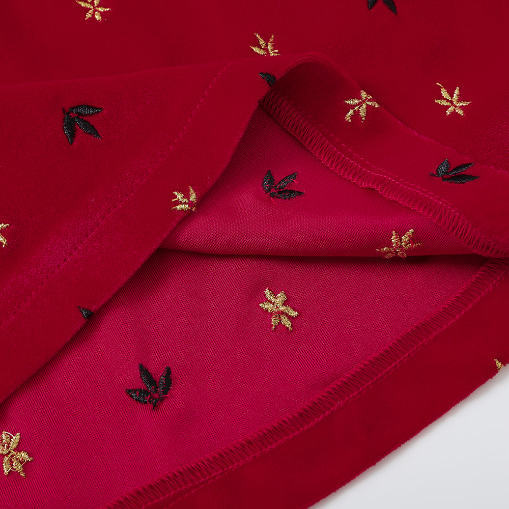 Vauva FW23-女孩燈芯絨長袖連衣裙