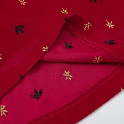 Vauva FW23-女孩燈芯絨長袖連衣裙