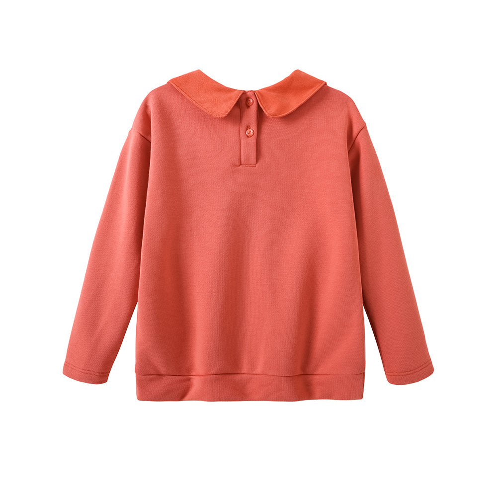 Girls Heart Logo Printed Sweatshirt
