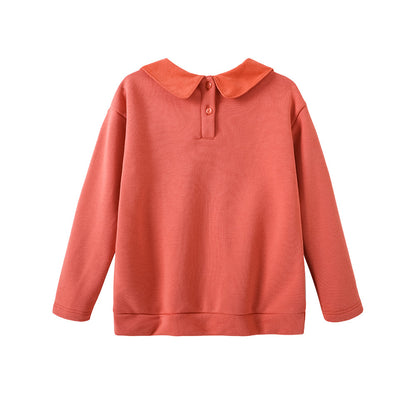 Girls Heart Logo Printed Sweatshirt
