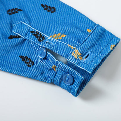 Boys Simple Color Block Sweatshirt