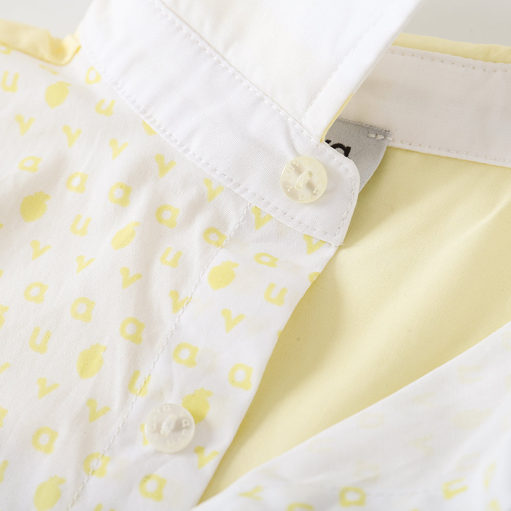 Logo Print Shirt/ Shorts Set