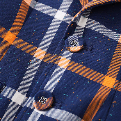 Check Single-Breasted Blazer