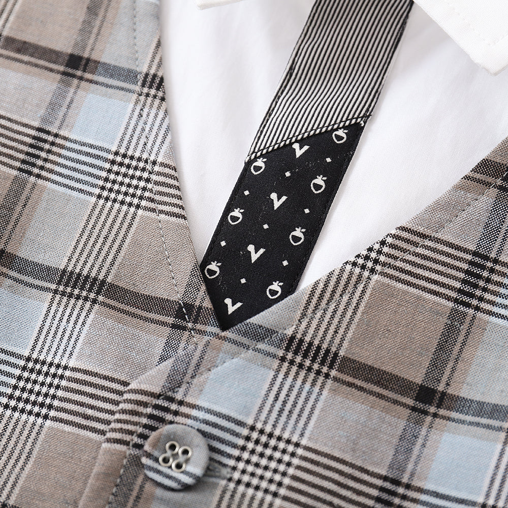 Shirt With Faux Layered Waistcoat