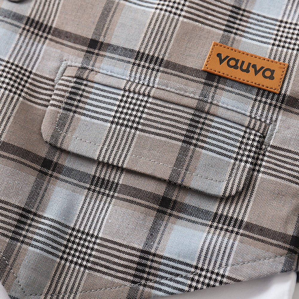 Shirt With Faux Layered Waistcoat