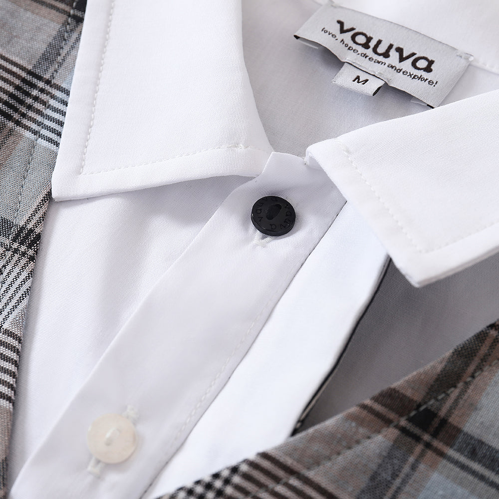 Shirt With Faux Layered Waistcoat