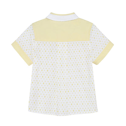 Logo Print Shirt/ Shorts Set