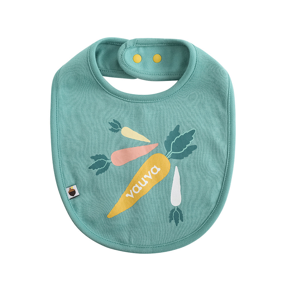 Baby Boy Carrot Pattern Cotton Bib
