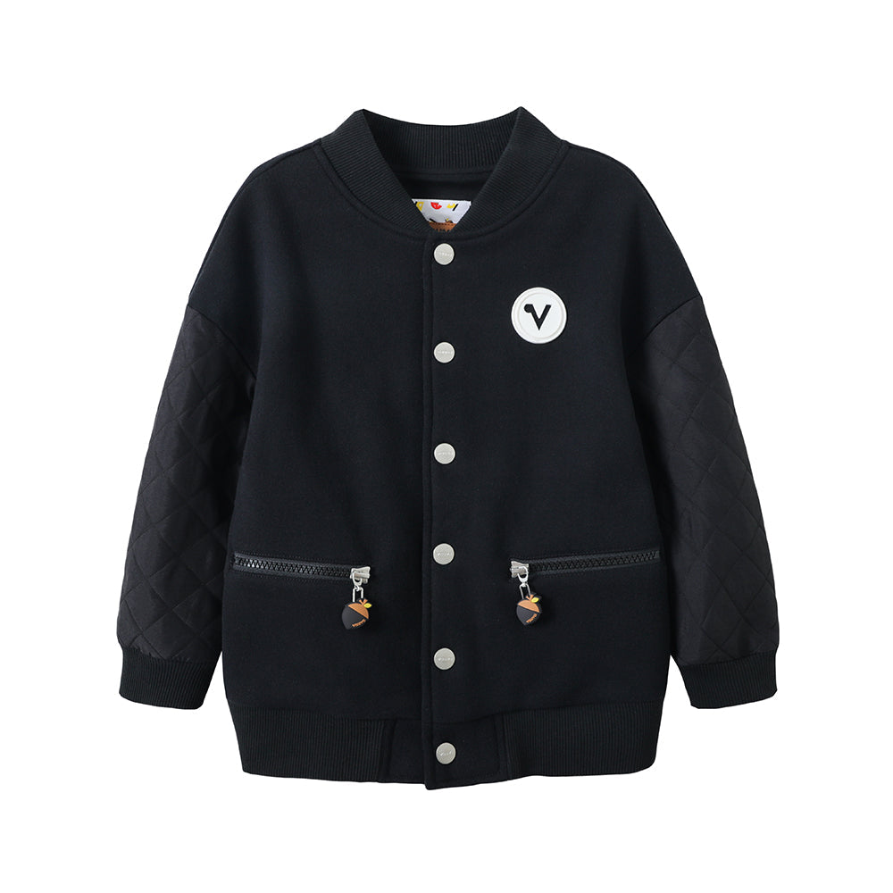 Vauva FW23-男孩運動休閒夾克（黑色）
