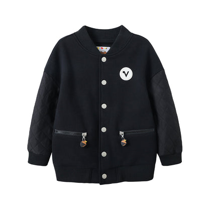 Vauva FW23-男孩運動休閒夾克（黑色）