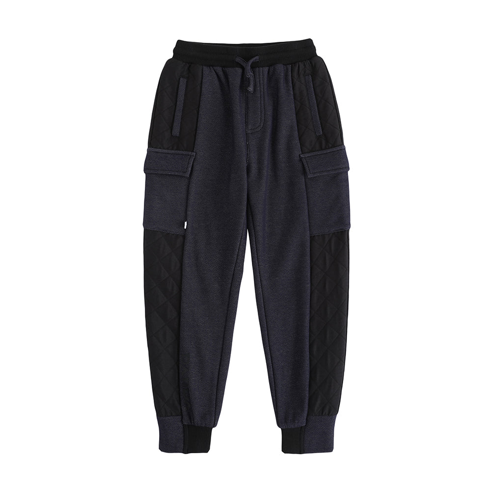Vauva FW23-男孩休閒兩口袋褲子（深藍色）
