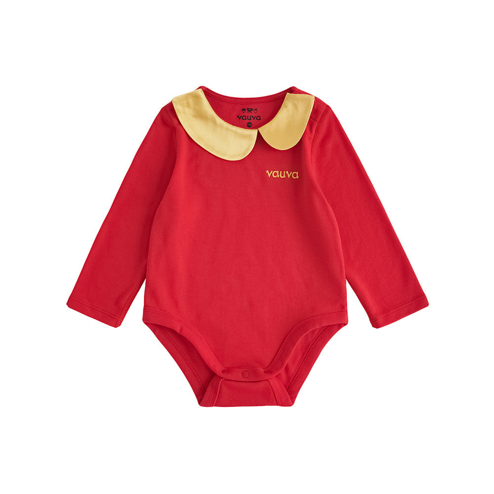 Baby Girls New Year Festival Cotton Bodysuit