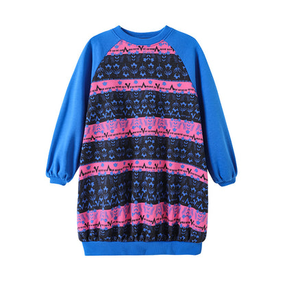 Girls Organic Cotton Long Sweatshirt