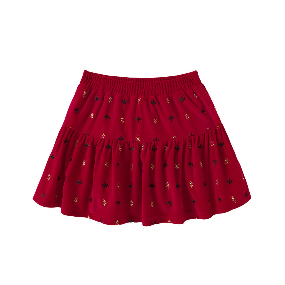 Girls Knitted Corduroy Skirt