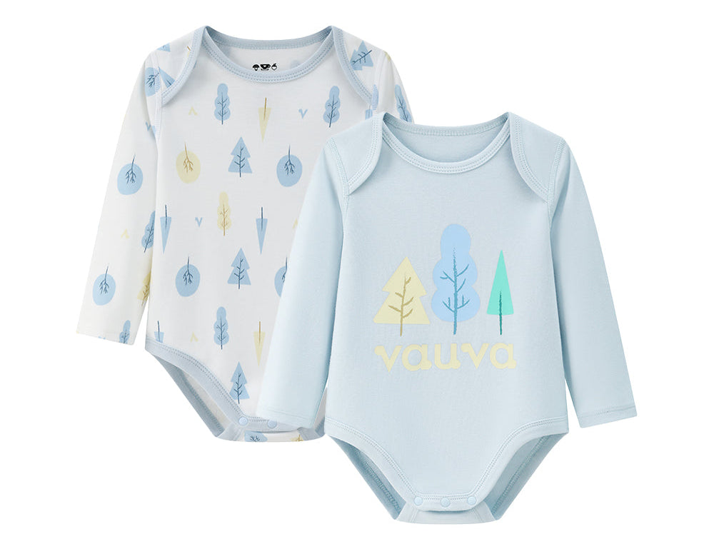 Vauva BBNS - Baby Moisture-wicking Bodysuits (2-pack) product image front