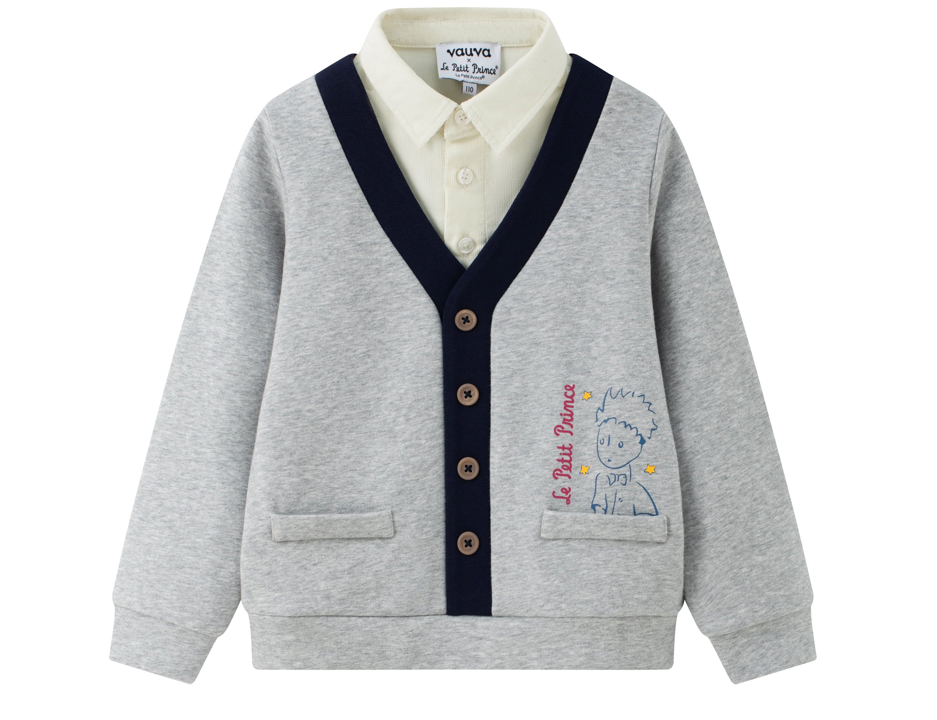 Vauva x Le Petit Prince - Boys Long Sleeve Sweatshirt product image front
