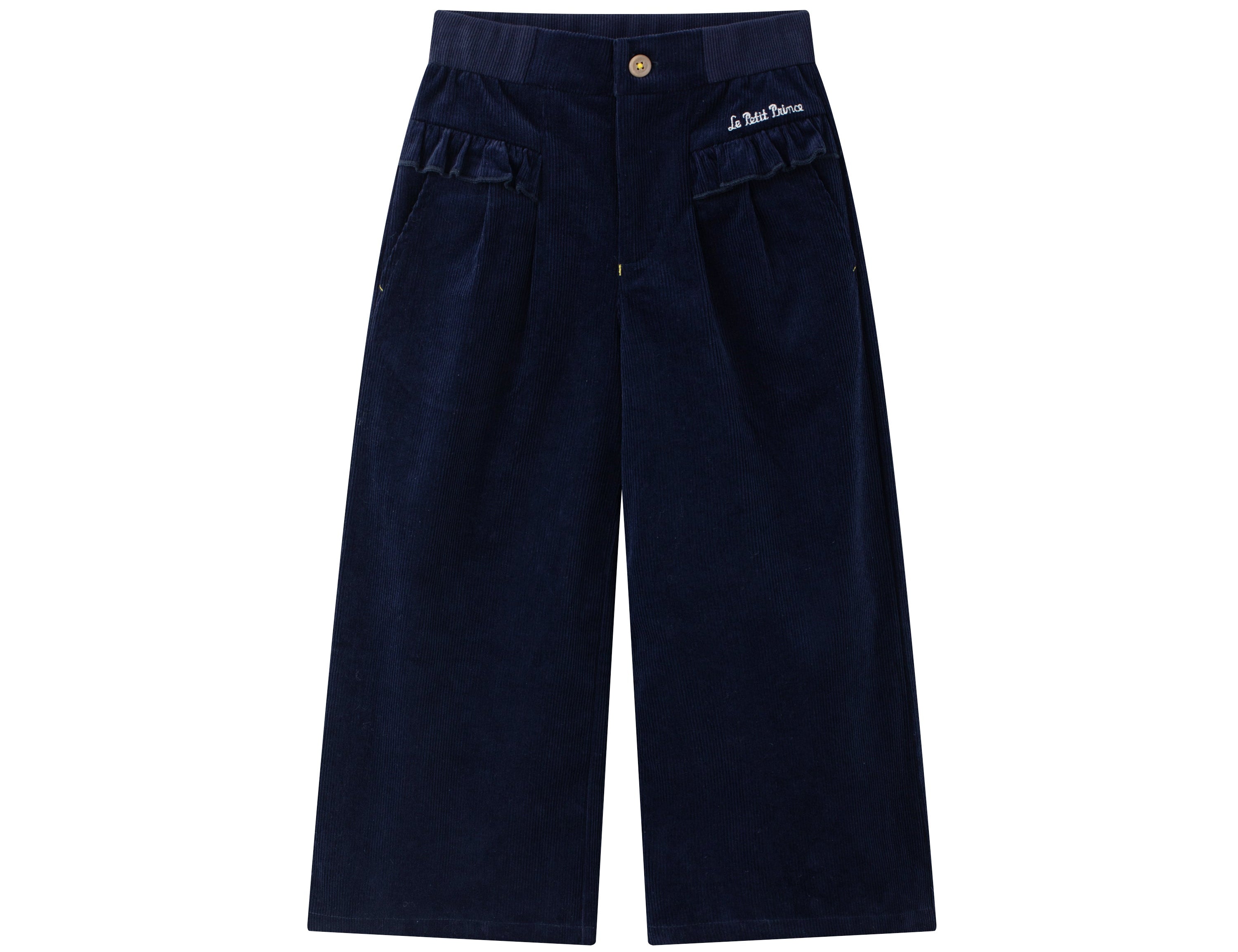 Vauva x Le Petit Prince - Girls Embroidered Corduroy Pants product image front