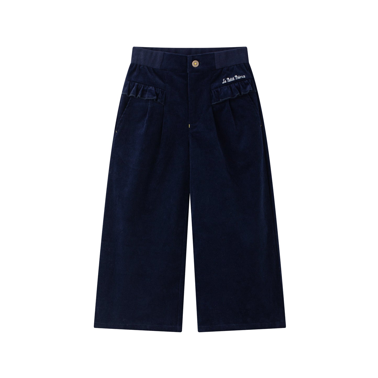 Vauva x Le Petit Prince - Girls Embroidered Corduroy Pants product image front
