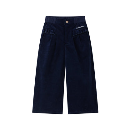 Vauva x Le Petit Prince - Girls Embroidered Corduroy Pants product image front