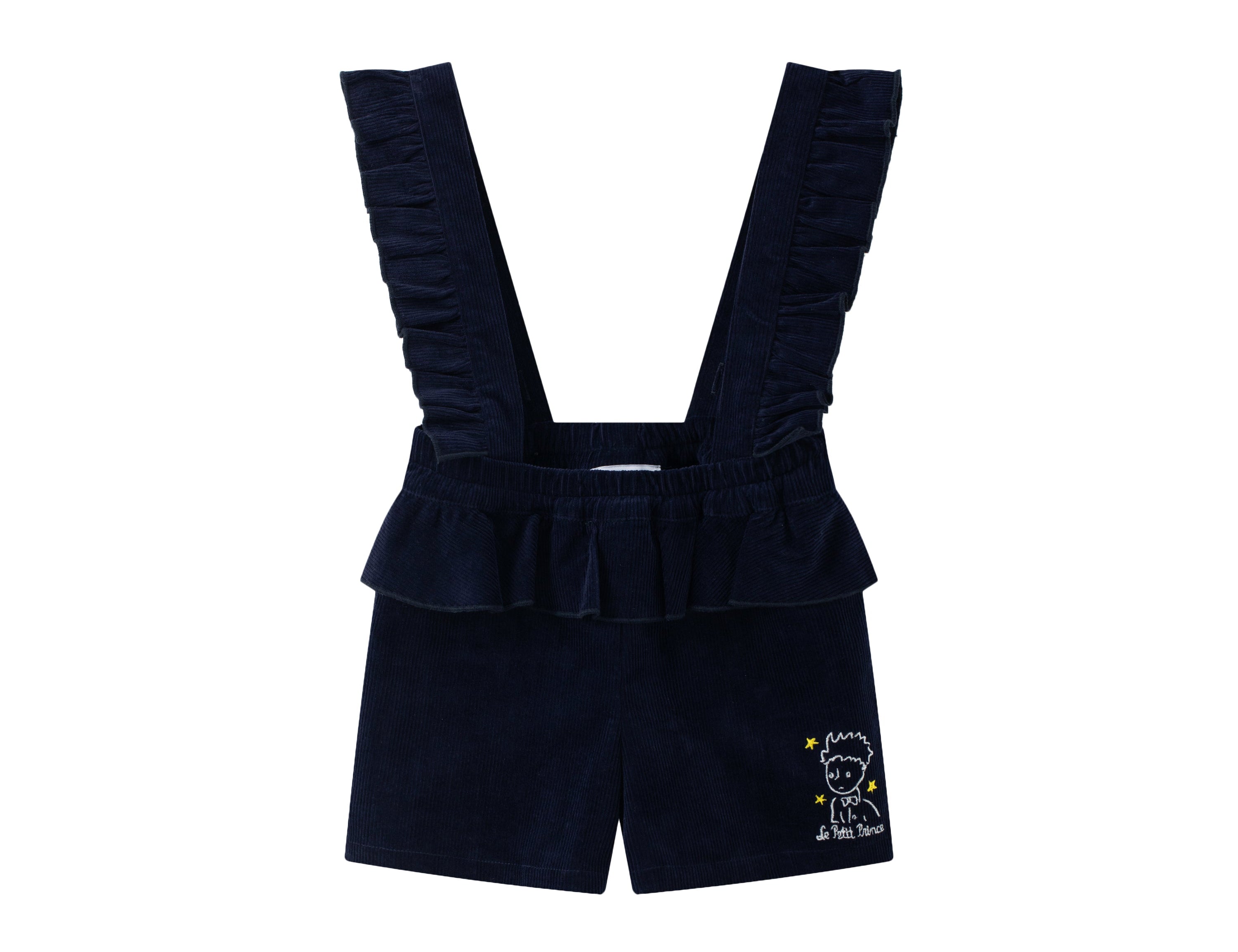 Vauva x Le Petit Prince - Girls Embroidered Corduroy Shorts product image front